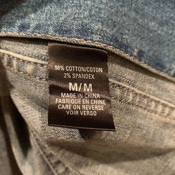 New Tahari Denim Jacket Fitted M $280 - Picture 6 of 8